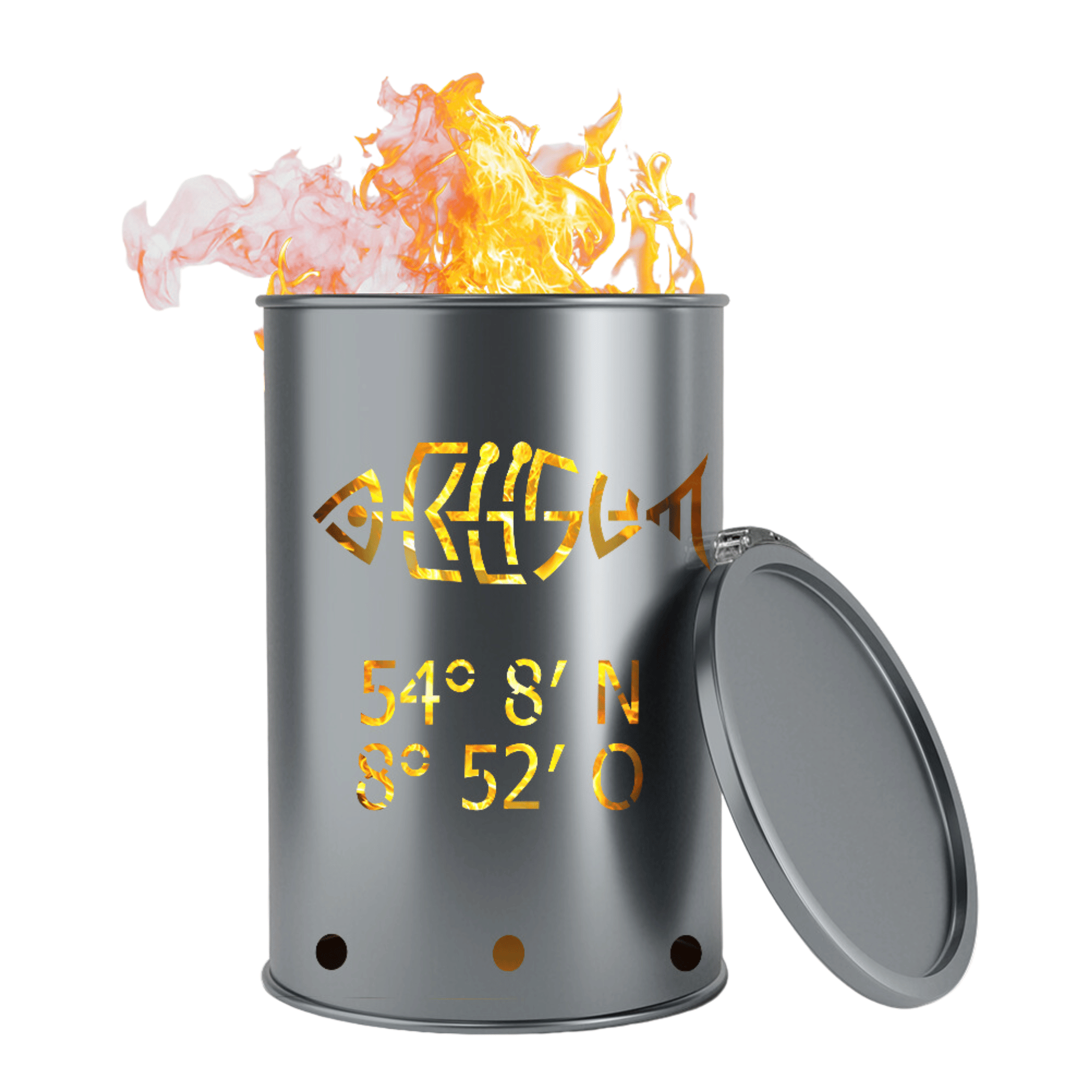 Büsumfisch - Feuertonne versch. Motive
