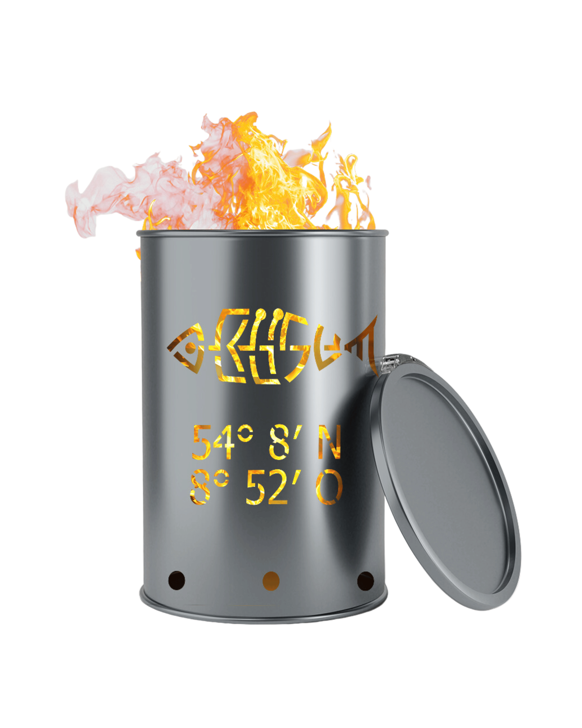 Büsumfisch - Feuertonne versch. Motive