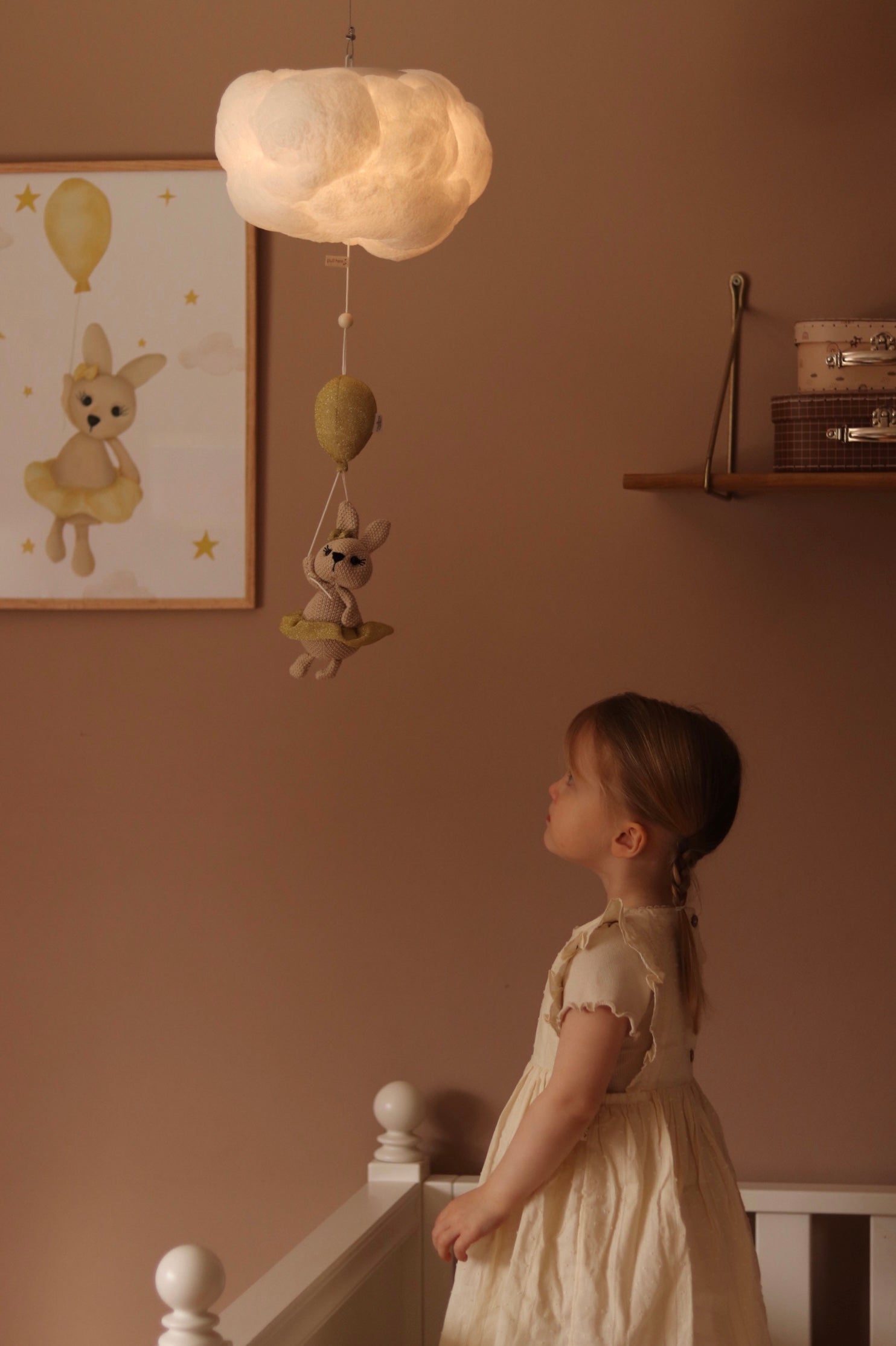 Kinderlampe inkl. Spieluhr "Flora auf Sylt"