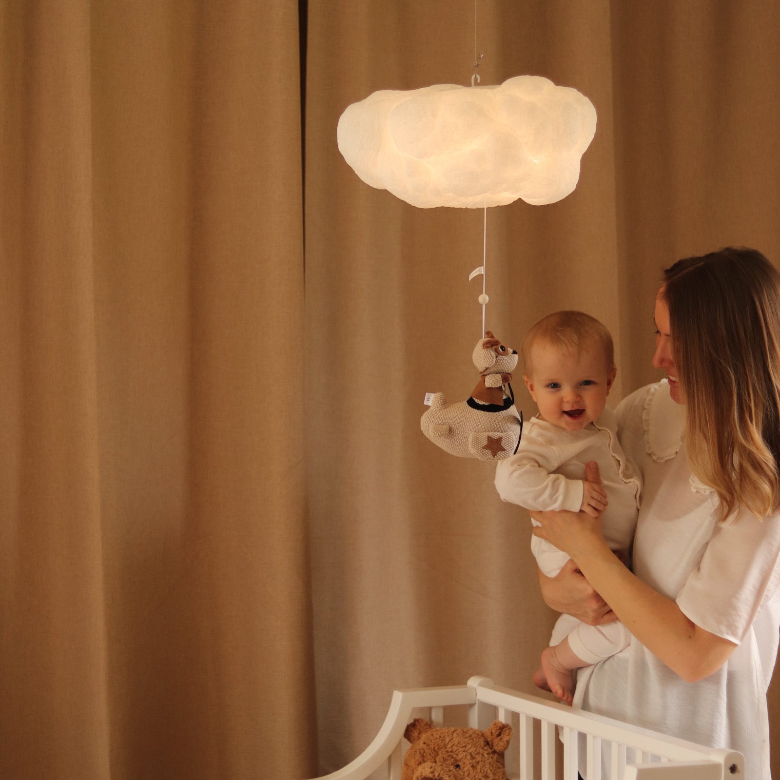 Kinderlampe inkl. Spieluhr "Flora auf Sylt"