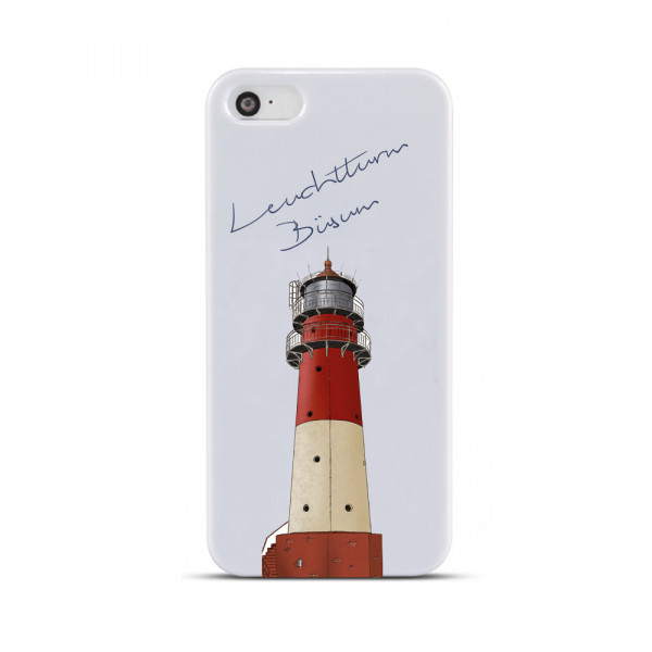 Handyhülle "Leuchtturm Büsum", Hardcover für iPhone