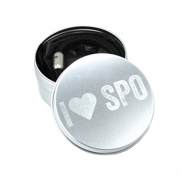 Armband "I Love SPO" aus Segeltau (8mm)