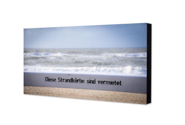 Sylt-Fotorechteck "Strand", 10 x 20 cm