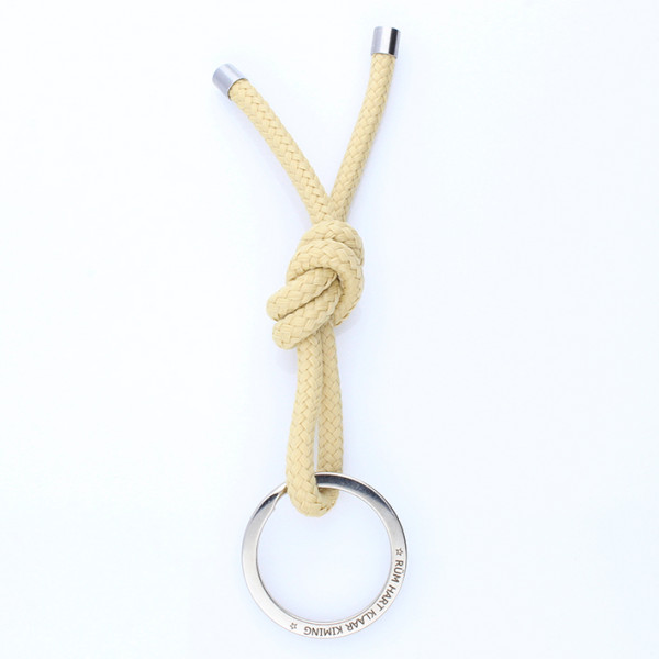 Knoten-Schlüsselanhänger "Rüm Hart" aus Segeltau, versch. Farben