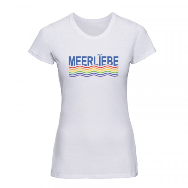"MEERLIEBE" Damen T-Shirt, versch. Farben
