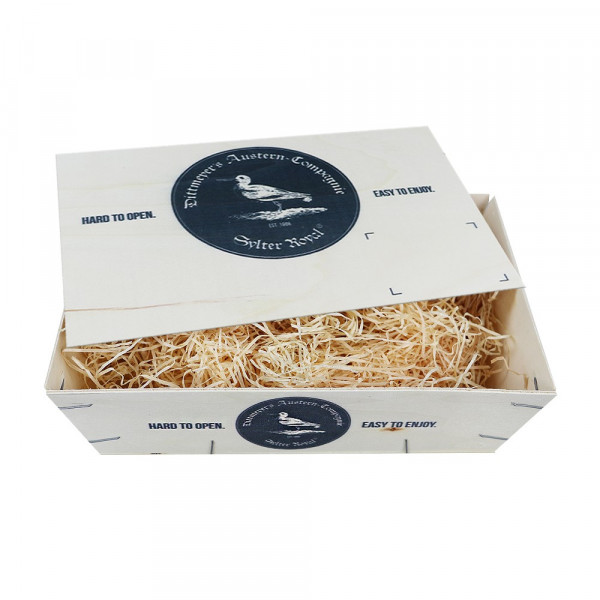 Sylt-Kiste, klein, original Sylter Austern-Kiste mit Deckel