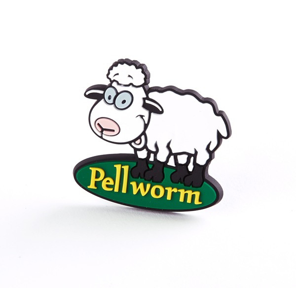 Pellworm-Kühlschrankmagnet Pelle-Schaf, 3,5x4 cm