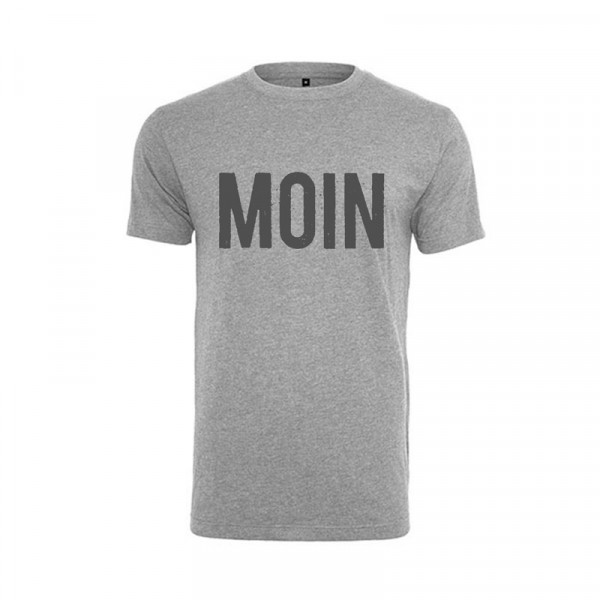 T-Shirt "Moin" für Herren, hellgrau