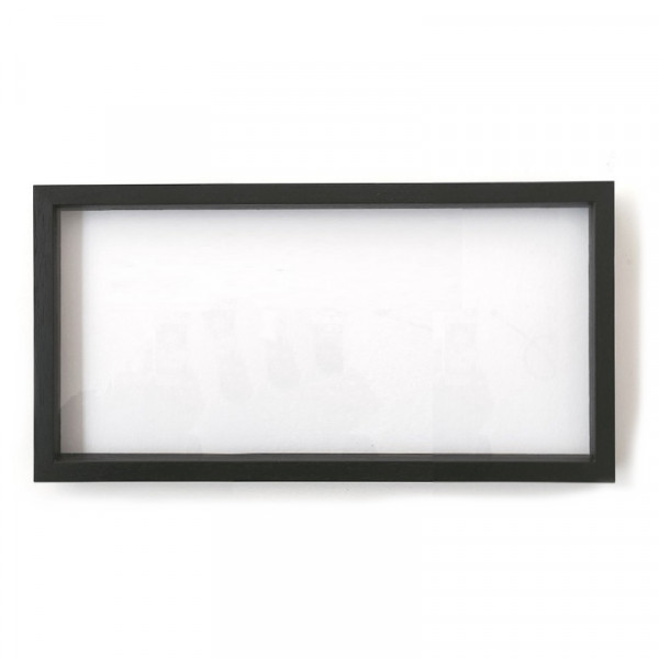 Objektrahmen schwarz, 16 x 32 cm