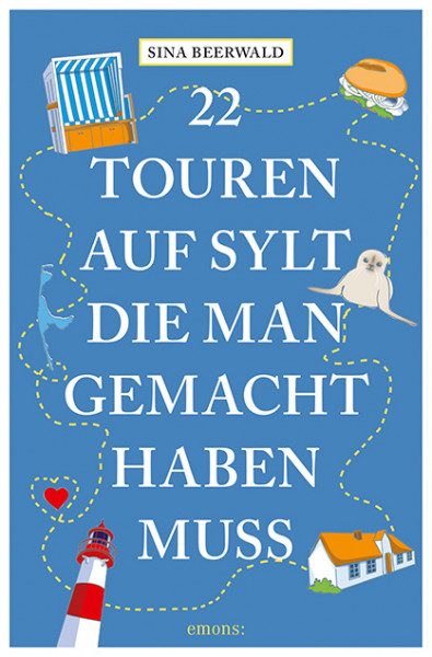 Buch "22 Touren auf Sylt die man gesehen haben muss", handsigniert + Autogrammkarte, Sina Beerwald