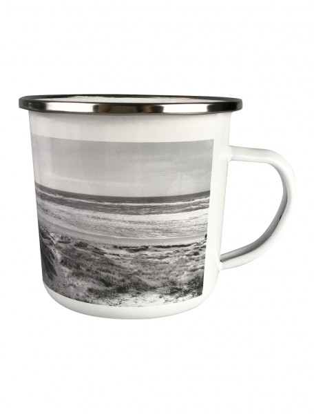 Emaille-Becher "North Sea: White Edition"