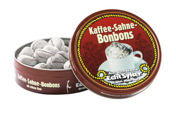 Echt Sylter Brisen-Klömbjes, Kaffee-Sahne-Bonbons